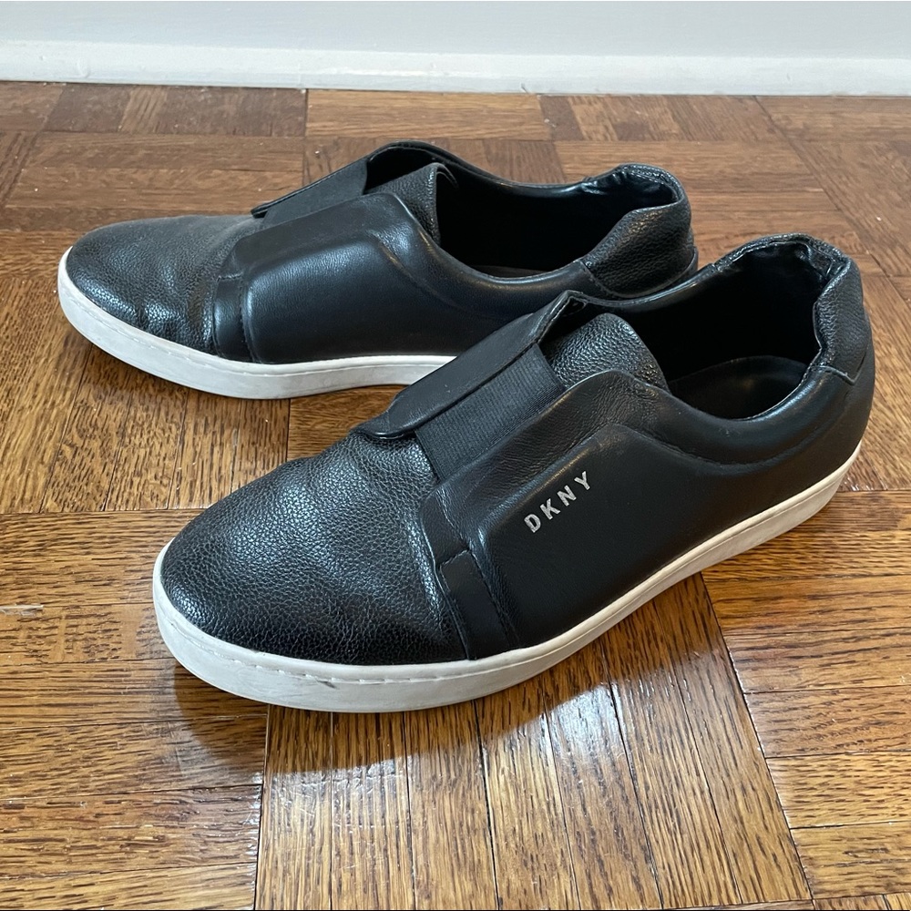 DKNY slip-on leather sneakers